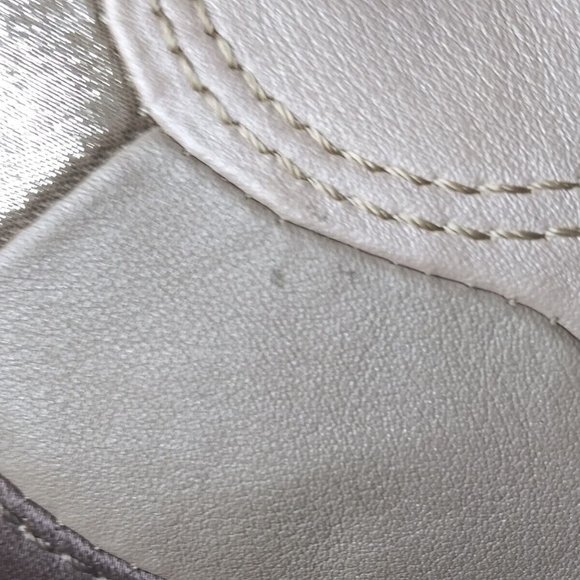 Coach Inlaid Patchwork Leather Chain Tote Bag F20013 Brown/Gold MSRP $468 - Picture 9 of 11